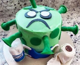 Green germ cake