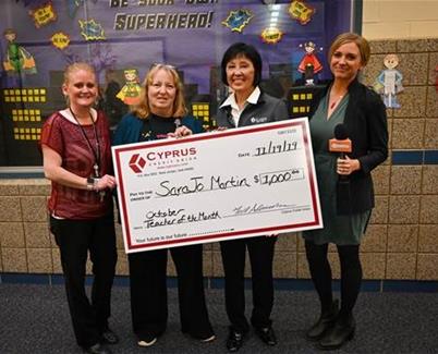november teacher of the month